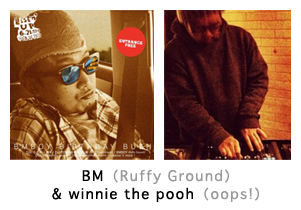 BM（Ruffy Ground）& winnie the pooh（oops!）
